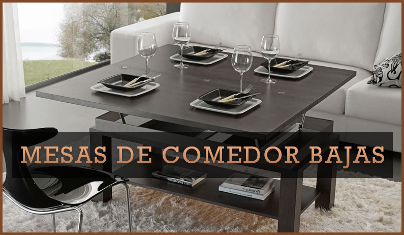 Mesas de comedor bajas